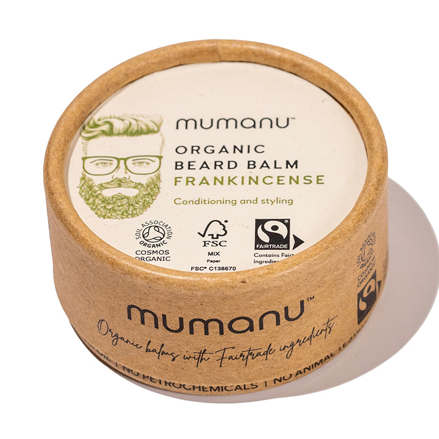 Mumanu Organic Beard Balm - Frankincense - 20g