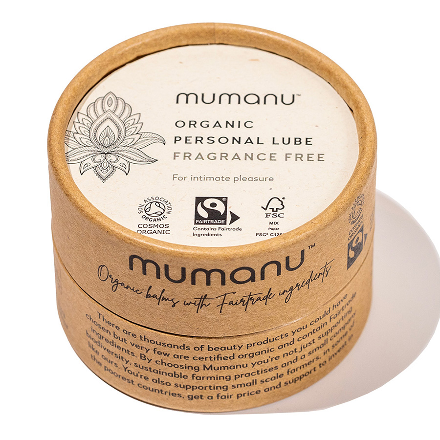 Mumanu Organic Personal Lube - Fragrance Free - 80g