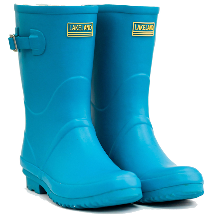 Lakeland Short Wellington Boots - Turquoise