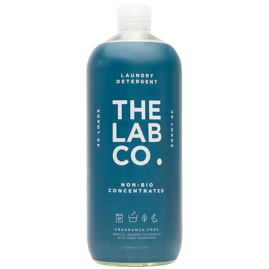 The Lab Co. Concentrated Non-Bio Everyday Laundry Detergent - Fragrance Free - 1L