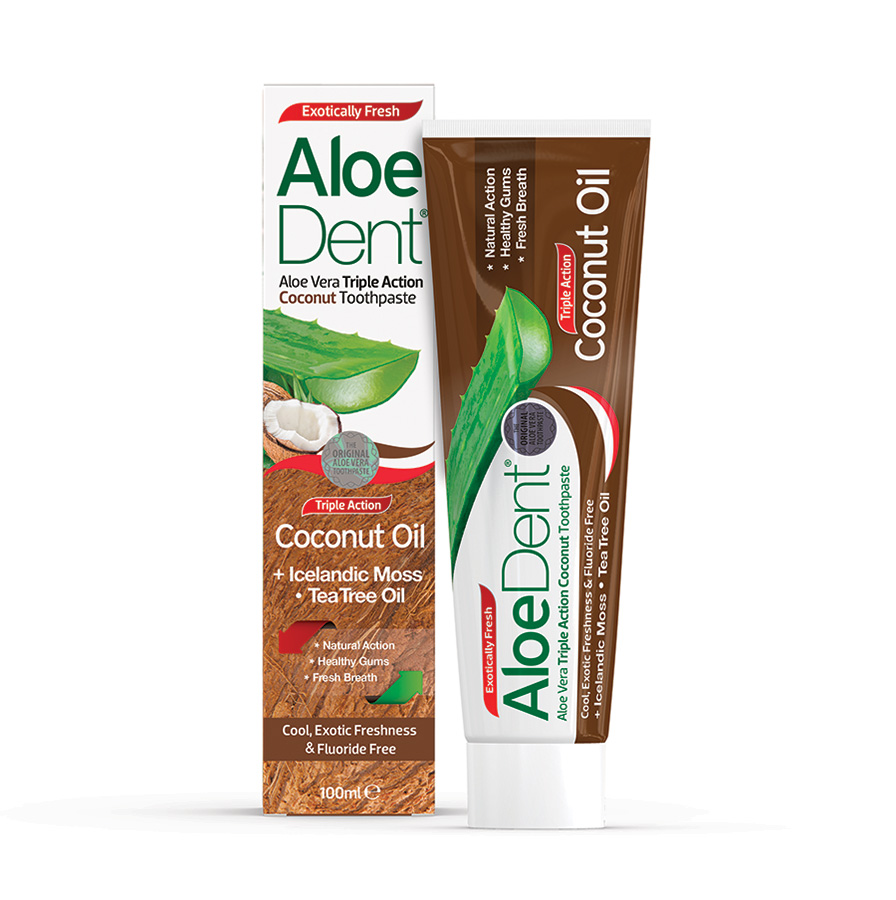 Aloe Dent Coconut Toothpaste Fluoride Free - 100ml