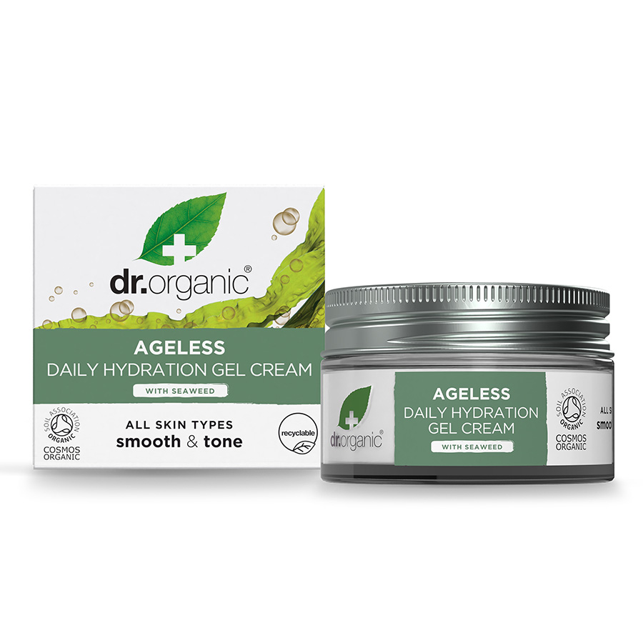 Dr Organic Ageless Daily Hydration Gel Cream with Organic Seaweed - 50ml