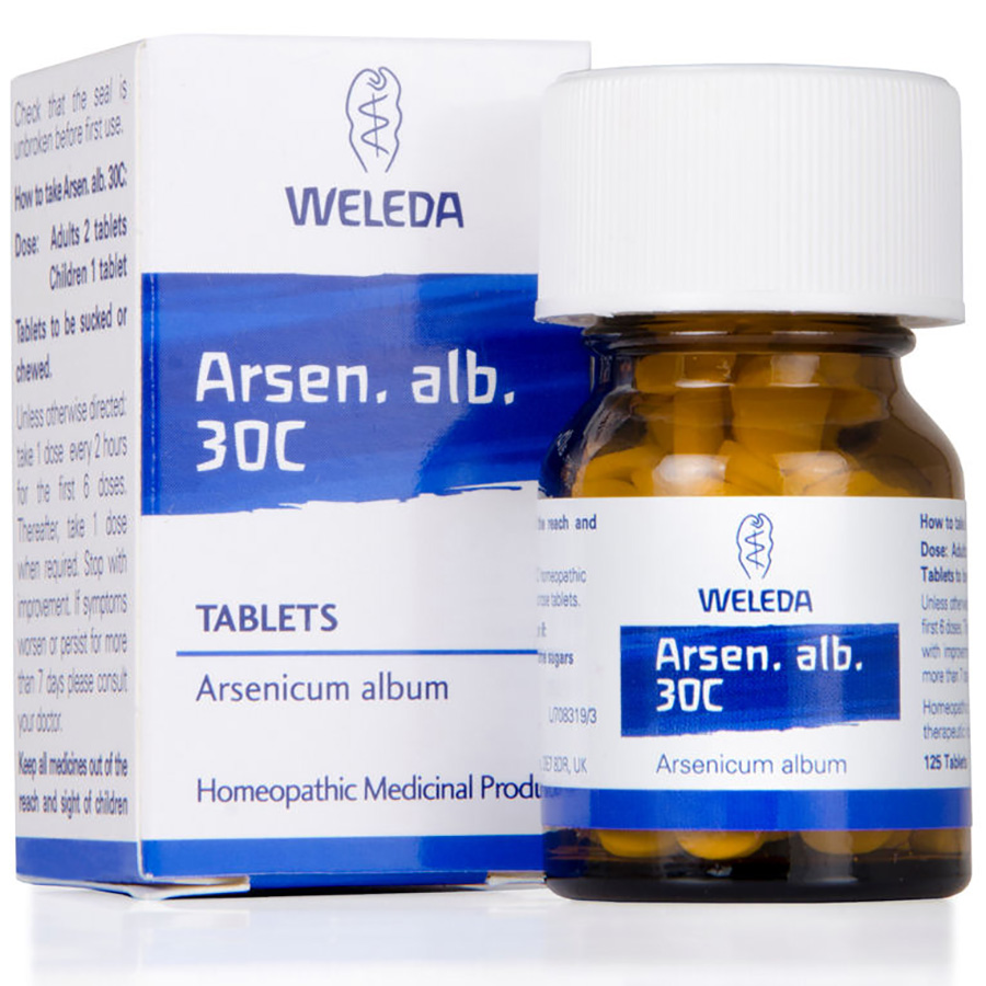 Weleda Arsen Alb. 30c - 125 Tablets