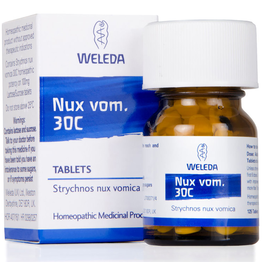 Weleda Nux. Vom 30c - 125 Tablets