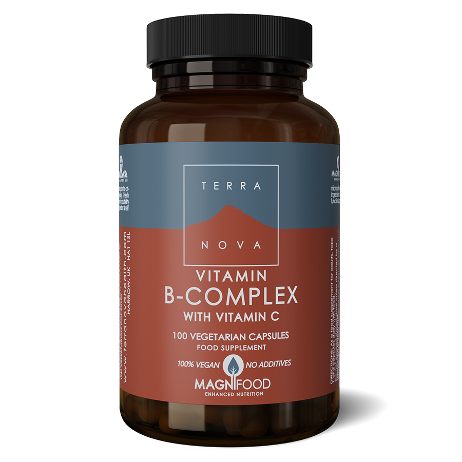 Terranova Vitamin B Complex with Vitamin C - 100 Capsules