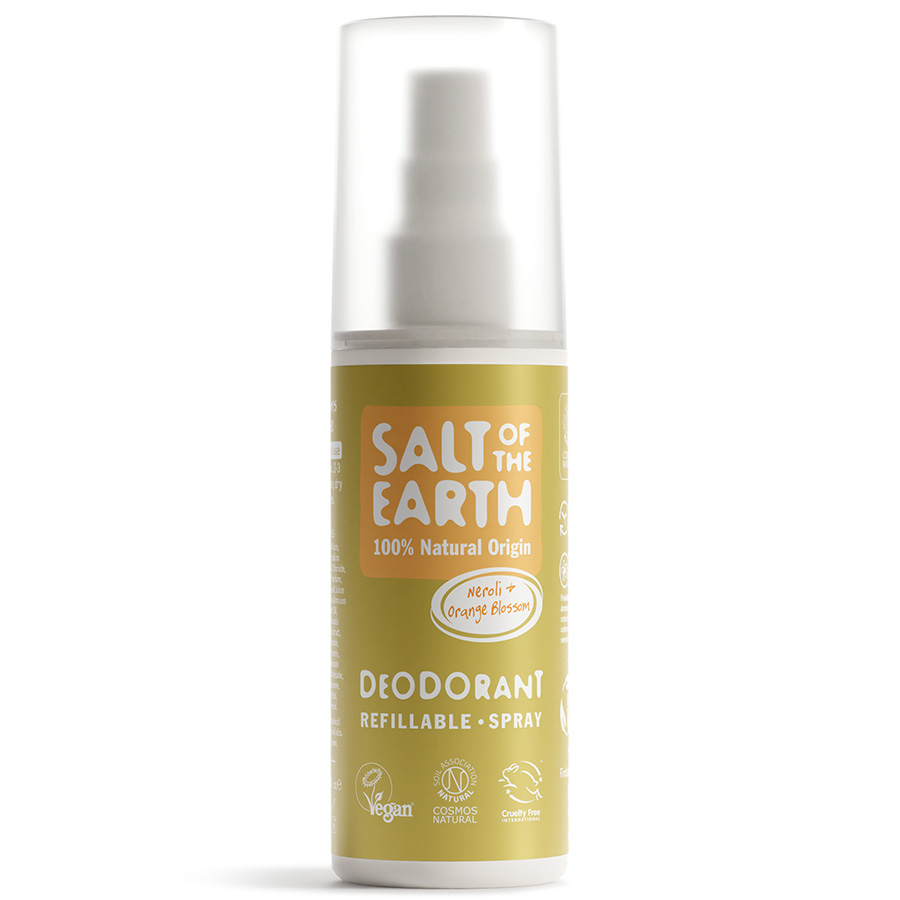 Salt of the Earth Natural Deodorant Spray - Neroli & Orange - 100ml