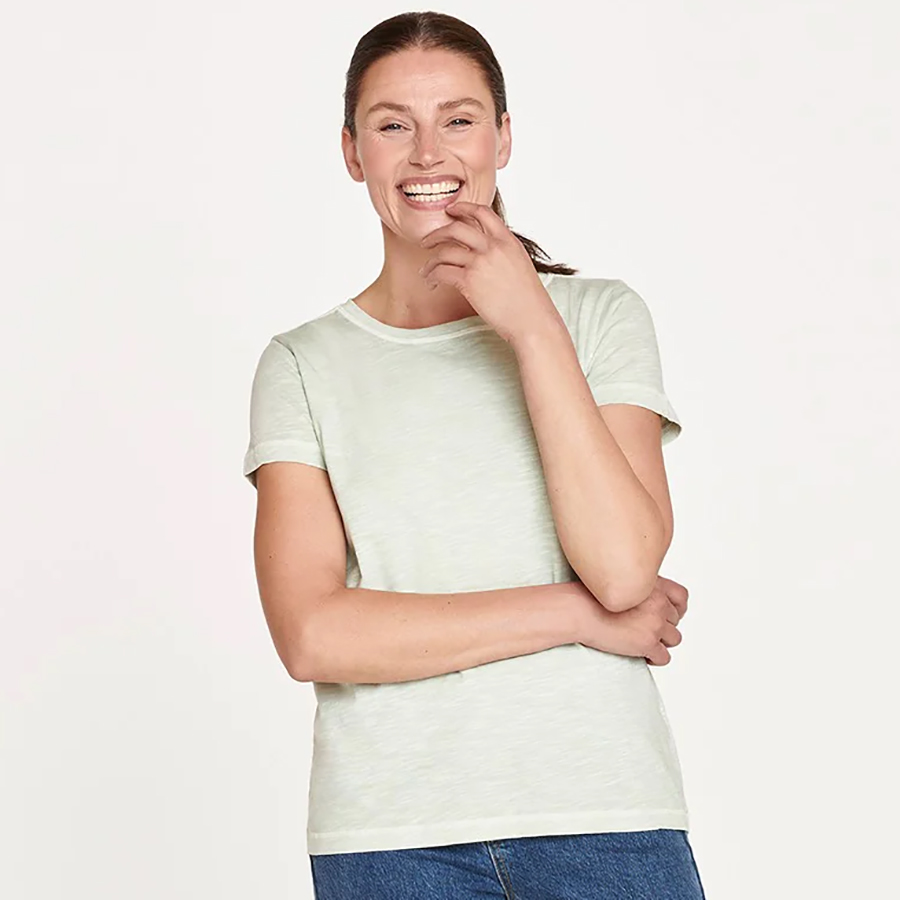 Thought Fairtrade Organic Cotton Natural Dyed T-Shirt - Lime Green