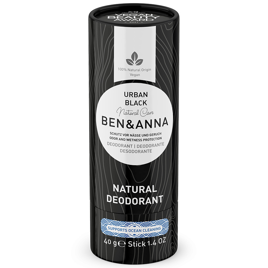 Ben & Anna Natural Deodorant - Urban Black - 40g