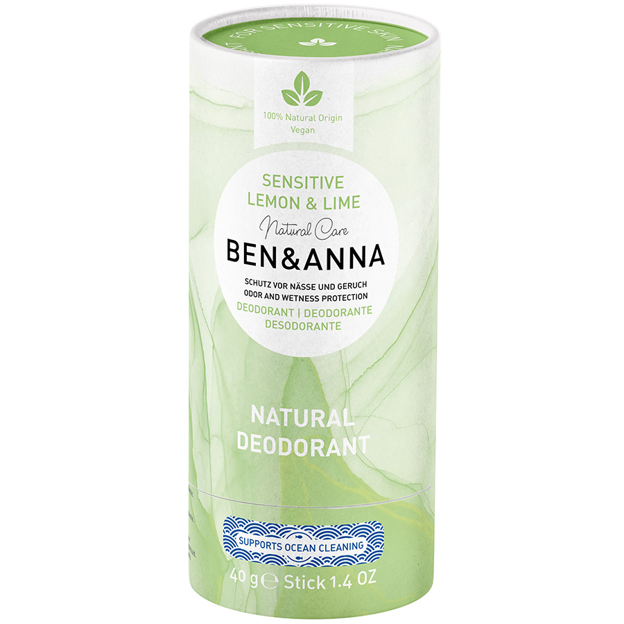 Ben & Anna Natural Deodorant - Sensitive Lemon & Lime - 40g
