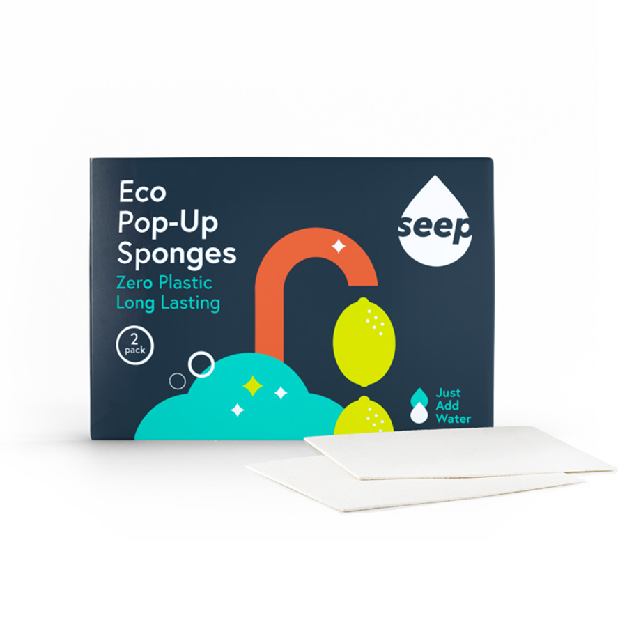 Seep Eco Pop-Up Sponges - 2 pack