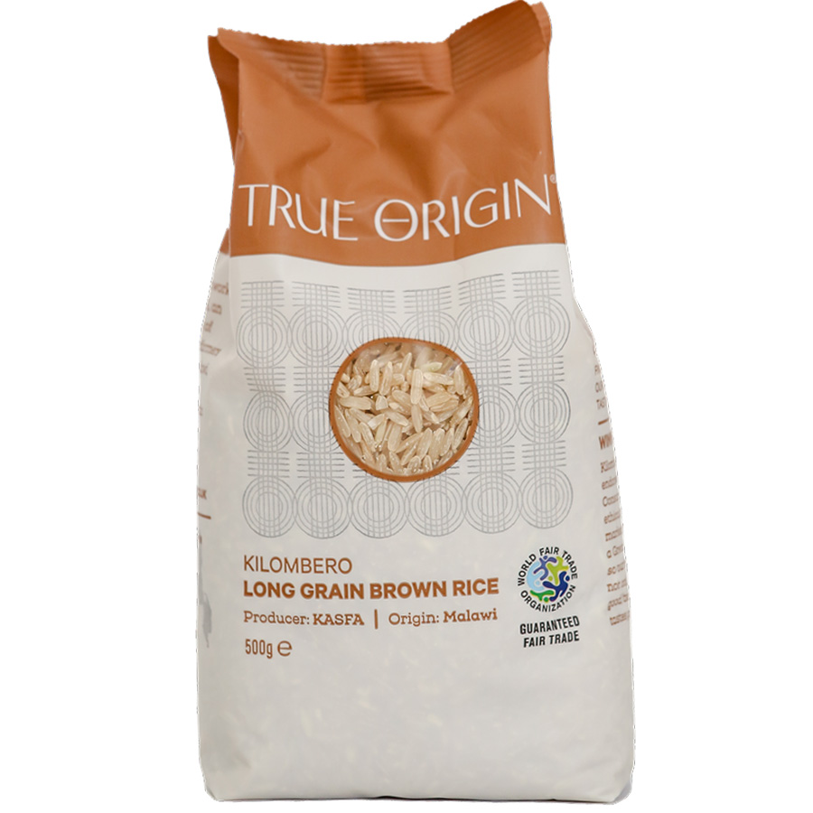 True Origin Kilombero Brown Long Grain Rice - 500g