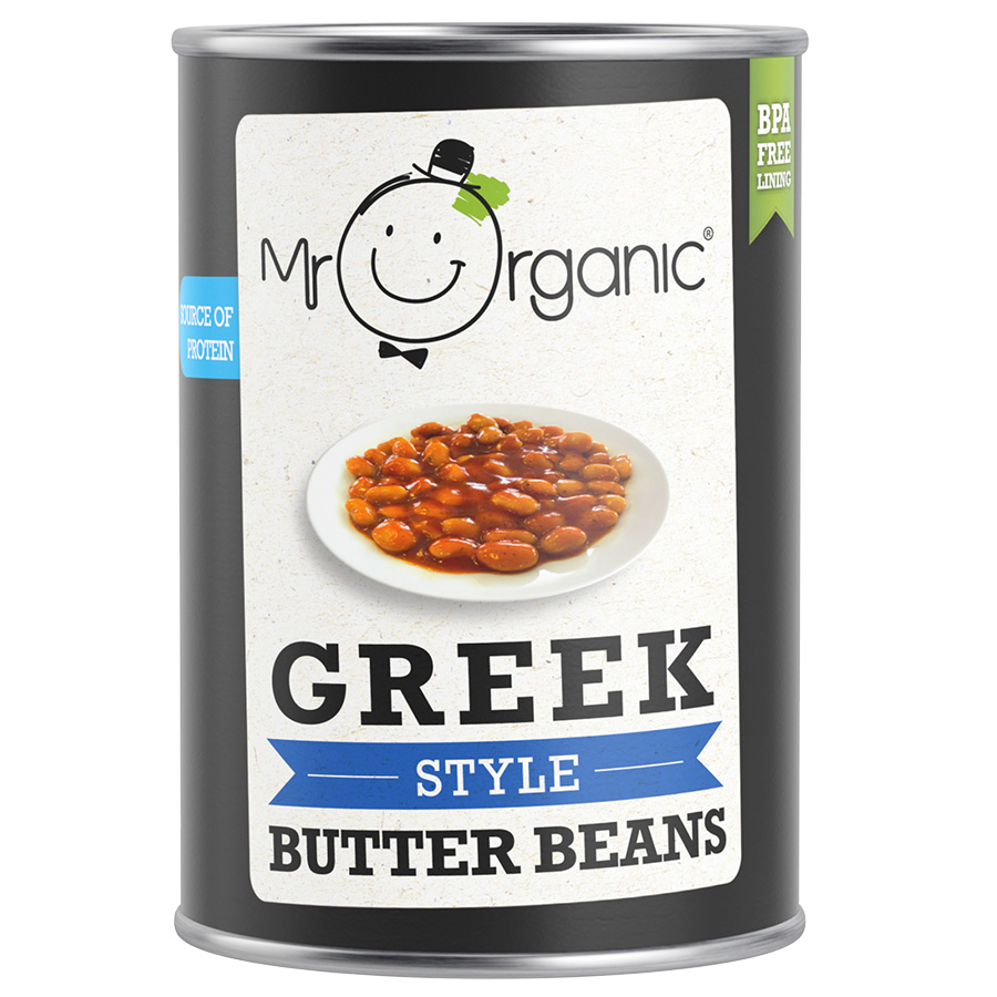 Mr Organic Greek Style Butter Beans - 400g