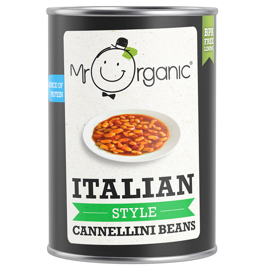 Mr Organic Italian Style Cannellini Beans - 400g
