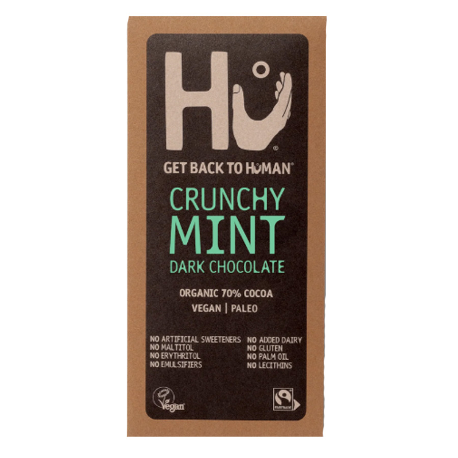 Hu Crunchy Mint Dark Chocolate Bar - 60g