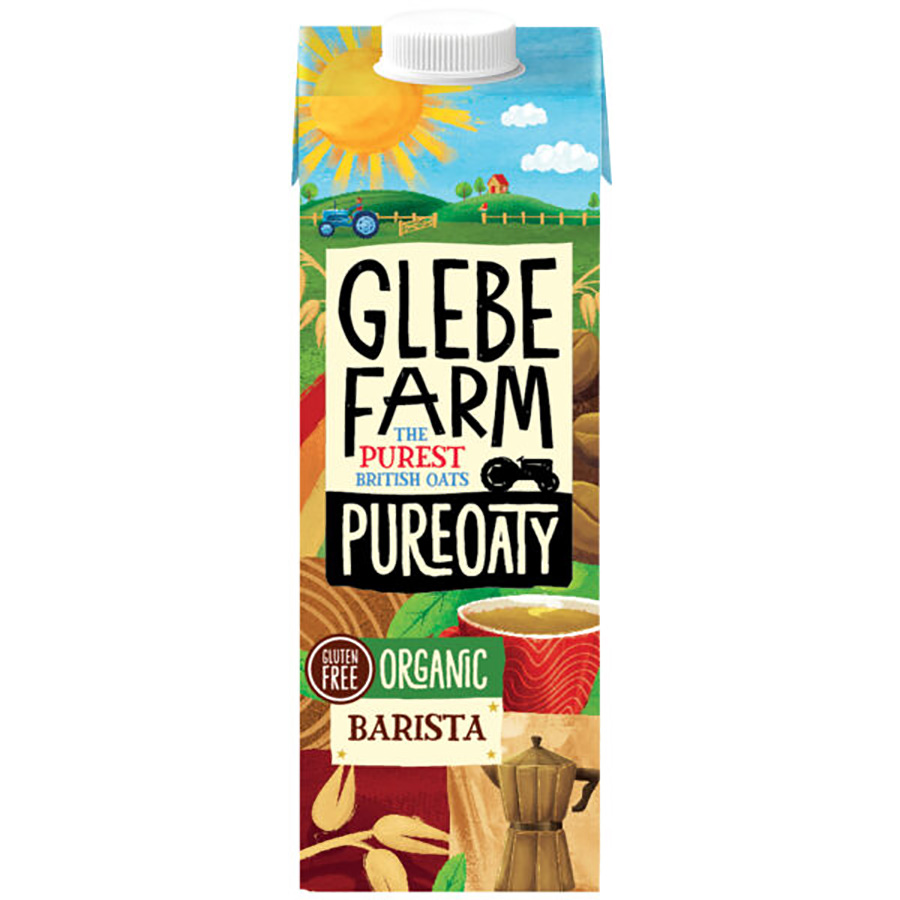 Glebe Farm PureOaty Organic Barista Milk Alternative Drink - 1L