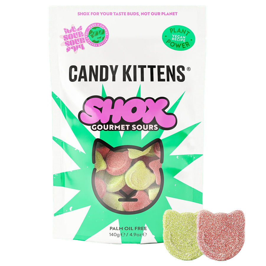 Candy Kittens Vegan Sour Shox - 140g