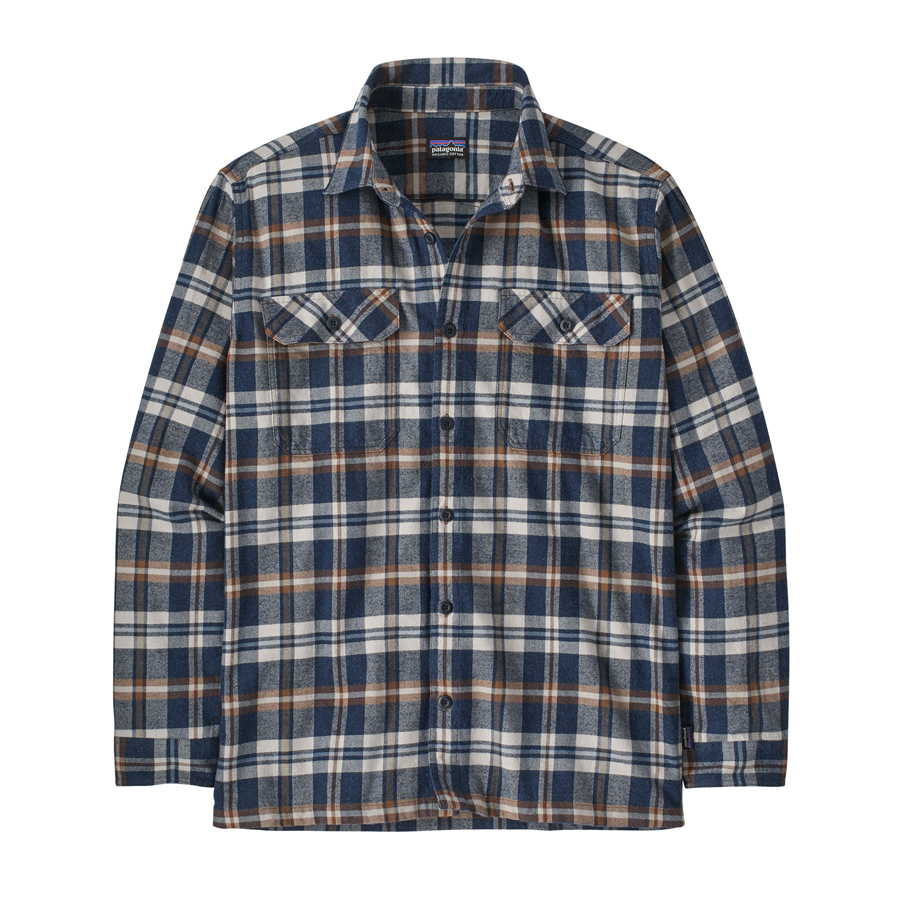 Patagonia Organic Cotton Fjord Flannel Shirt - New Navy