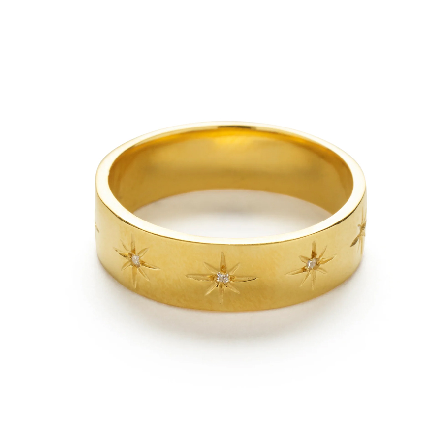So Just Shop Gold Star Ring