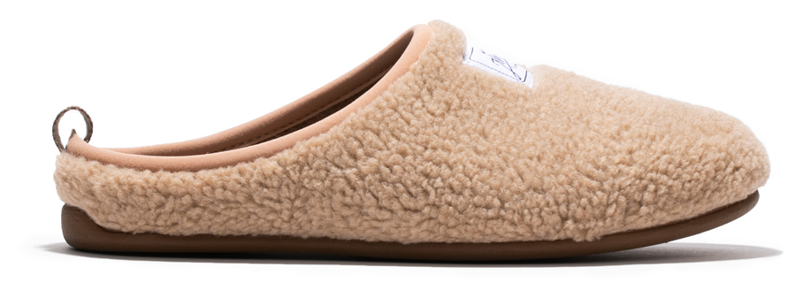 Mercredy Women's Recycled Fluffy Slippers - Beige