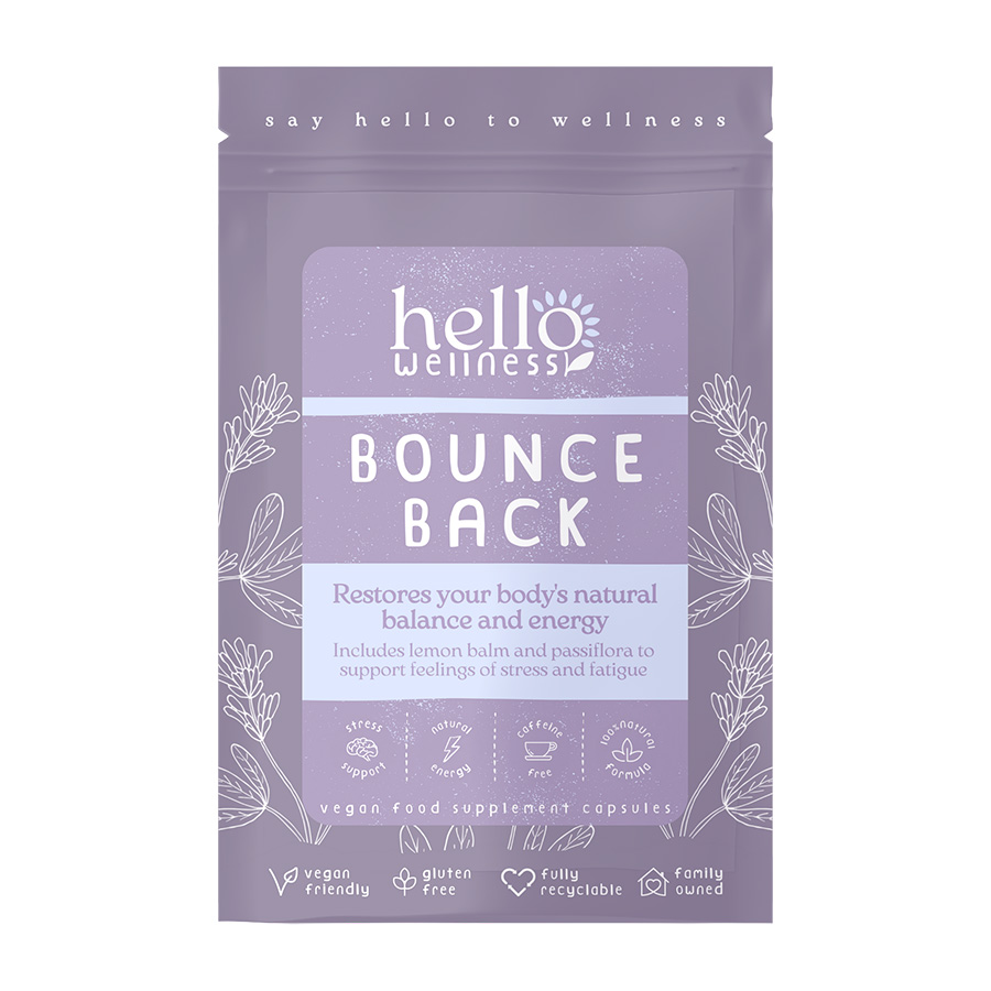 Hello Wellness Bounce Back Vegan Supplement - 60 Capsules