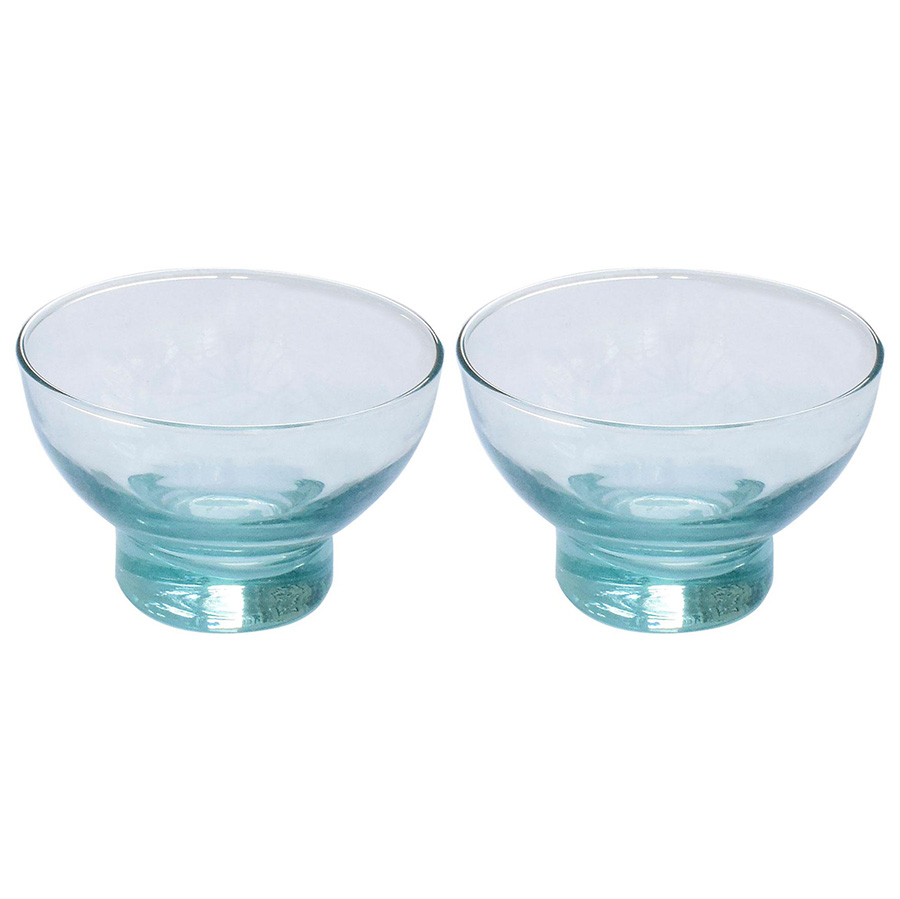 Recycled Glass Bowls - Set of 2