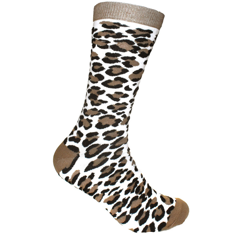 Leopard Bamboo Socks - UK3-7