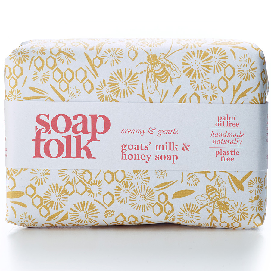 Soap Folk Goat's Milk & Honey Soap Bar - 105g
