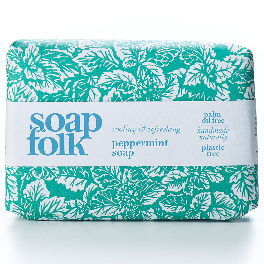 Soap Folk Peppermint Soap Bar - 105g