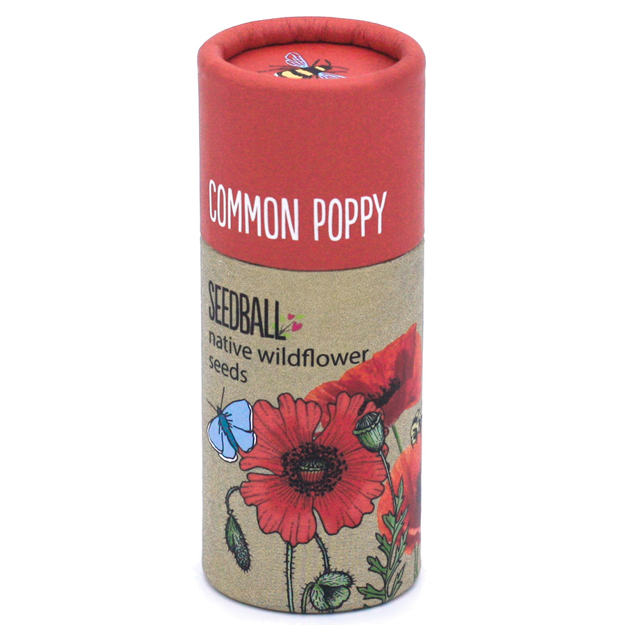 Seedball Tube - Common Poppy
