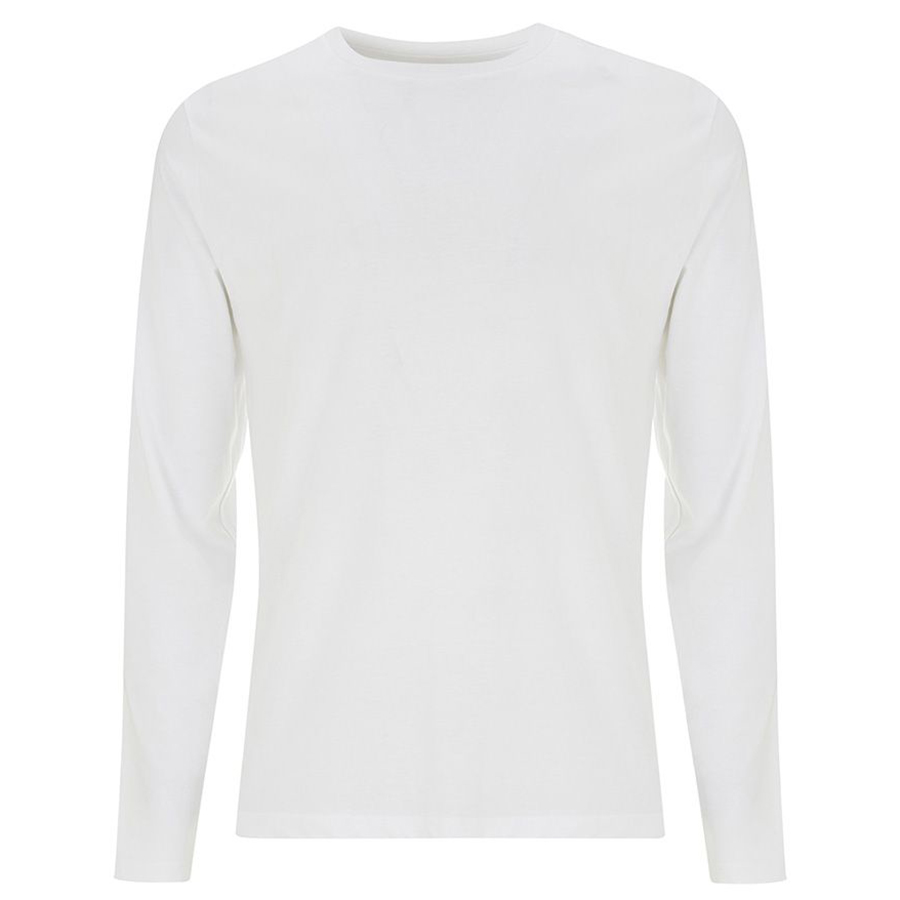 No Sweat Organic Long Sleeve T-Shirt - White