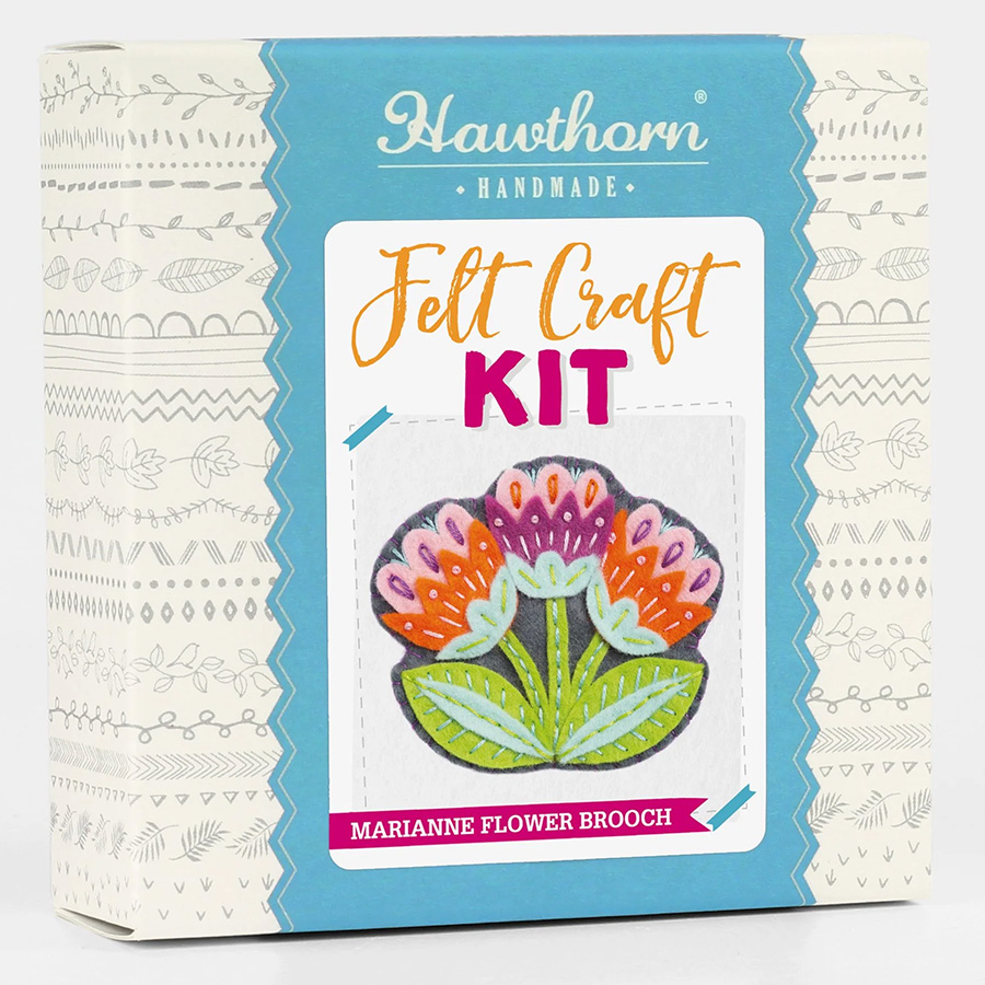 Marianne Flower Brooch Craft Kit