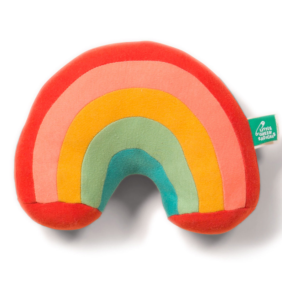 Little Green Radicals Over the Rainbow Organic Soft Toy