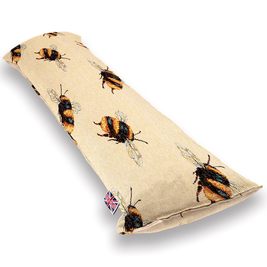 Handmade Draught Excluder - Tapestry Bees