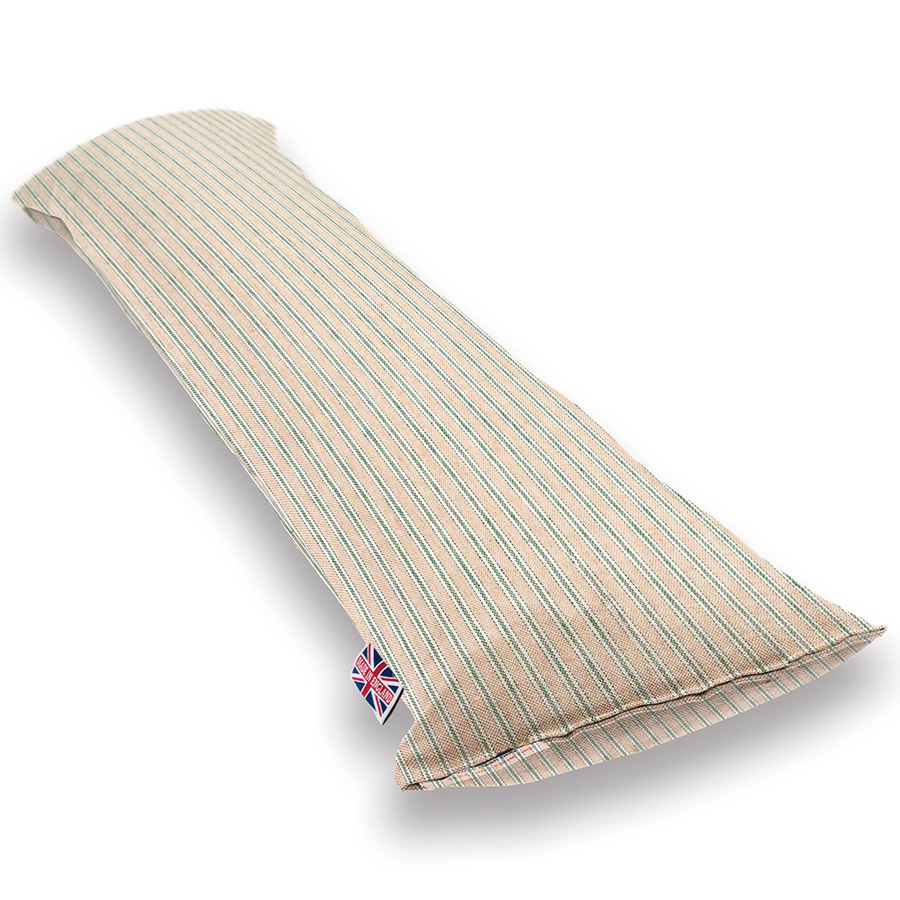 Handmade Draught Excluder - Ticking