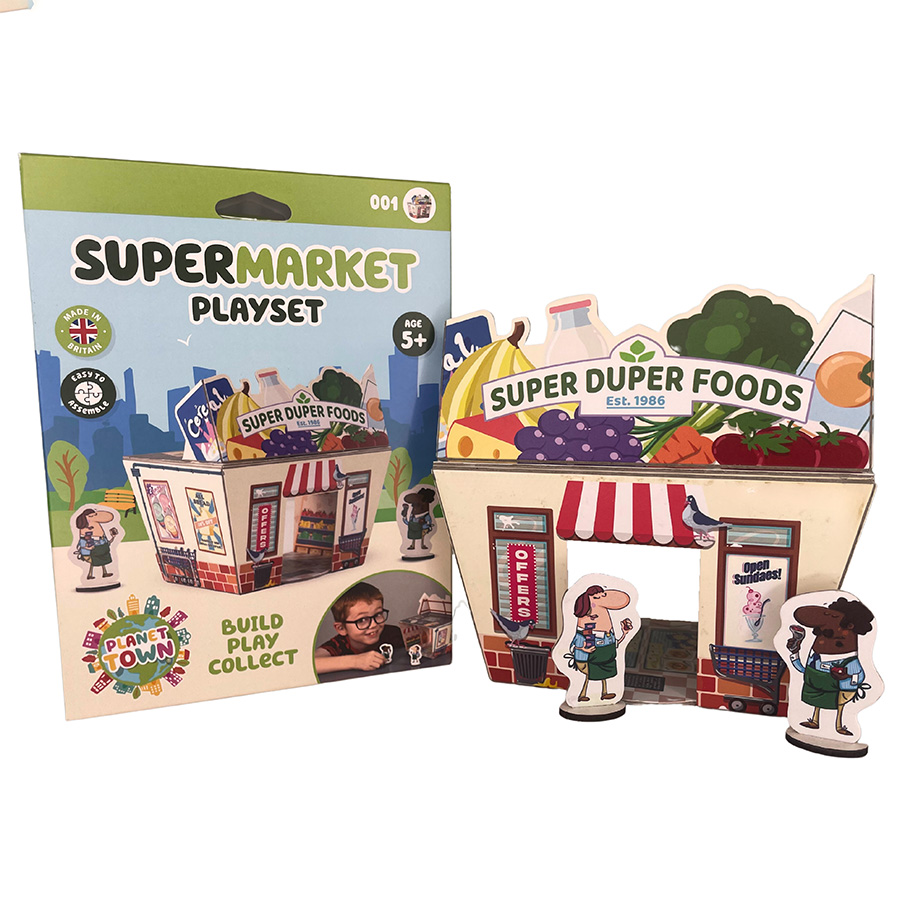 The Toy Tribe Super Duper Foods Supermarket Playset