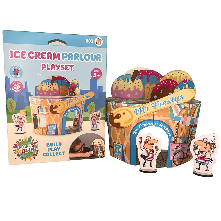 The Toy Tribe Mr Frosty Ice Cream Parlour Playset