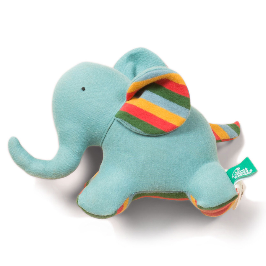 Little Green Radicals An Elephant Never Forgets Organic Soft Toy