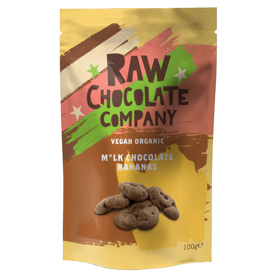 The Raw Chocolate Company M*lk Chocolate Bananas - 100g