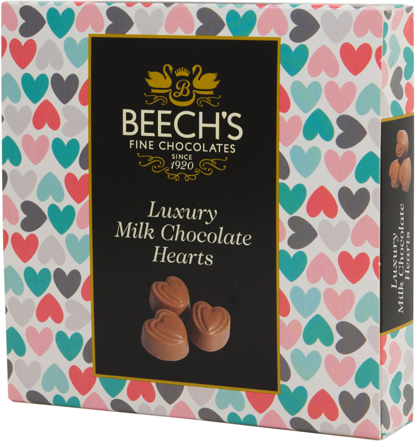 Beech's Luxury Chocolate Hearts - 65g