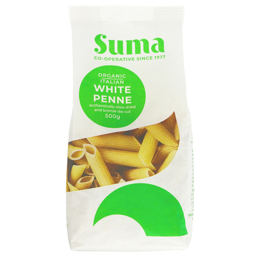 Suma Organic White Penne Pasta - 500g