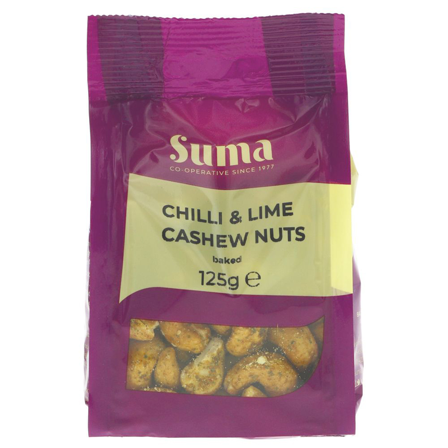 Suma Baked Chilli & Lime Cashews - 125g