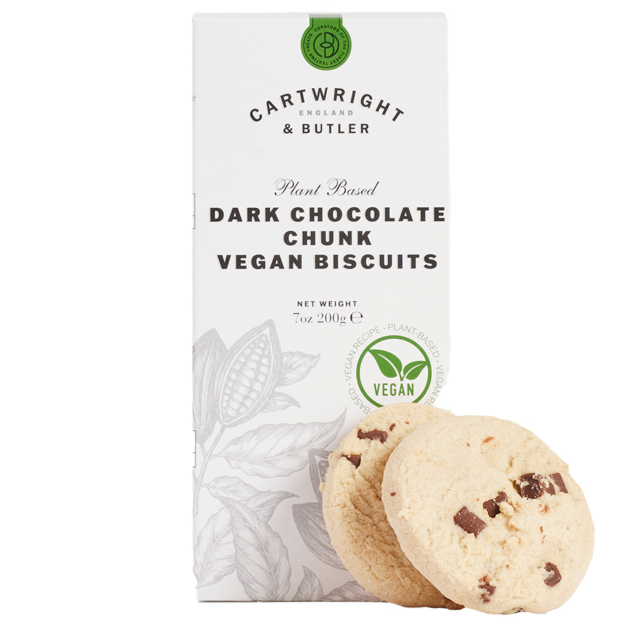 Cartwright & Butler Vegan Dark Chocolate Chunks Biscuits - 200g