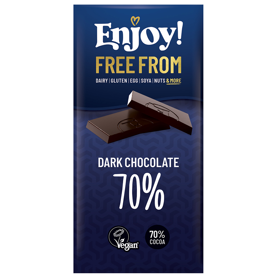 Enjoy! Dark 70% Chocolate Bar - 70g