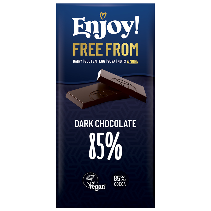 Enjoy! Dark 85% Chocolate Bar - 70g