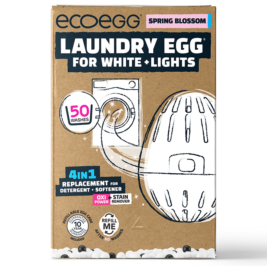 ecoegg Laundry Egg for White & Lights - Spring Blossom - 50 Washes