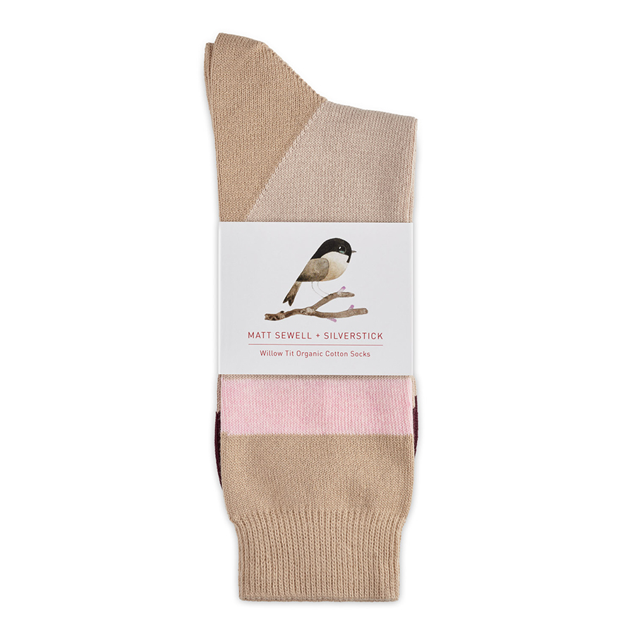 Matt Sewell Willow Tit Organic Sock
