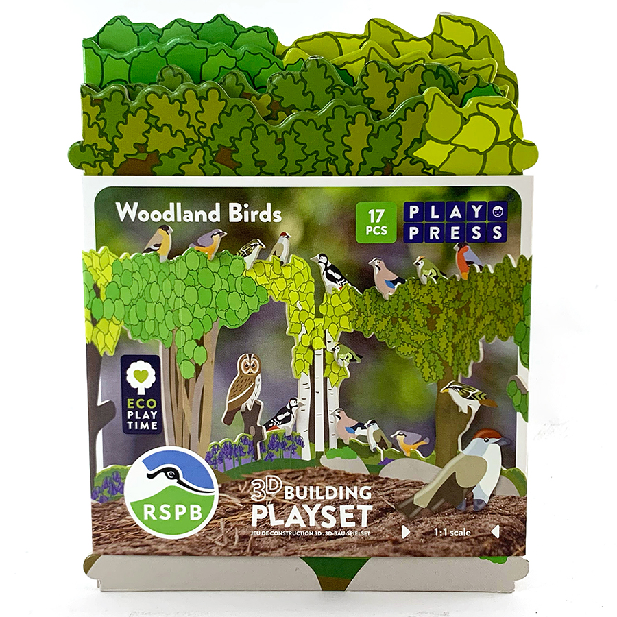 Playpress RSPB Woodland Birds Playset