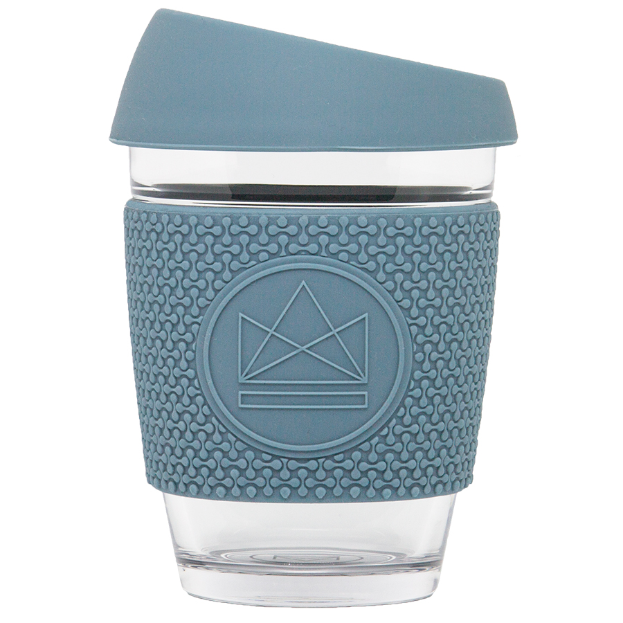 Neon Kactus Reusable Glass Coffee Cup - Super Sonic - 12oz