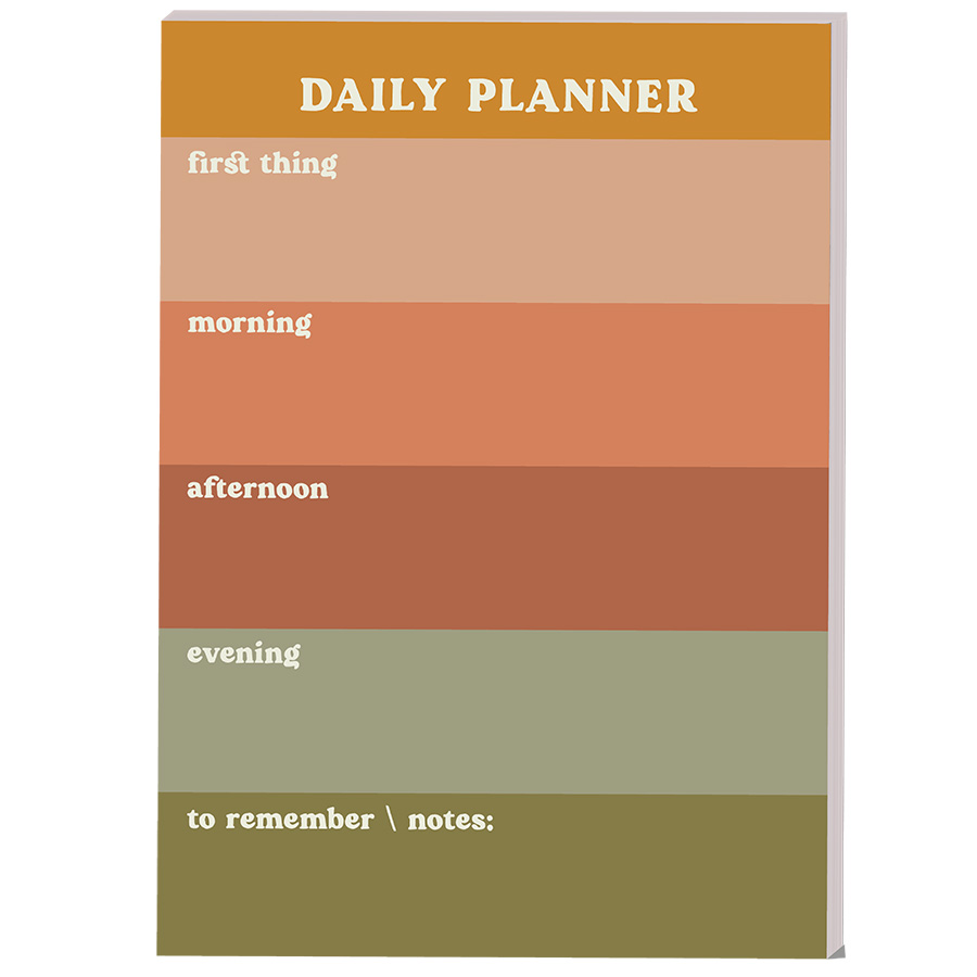 Once Upon a Tuesday A5 Colour Block Daily Planner Pad