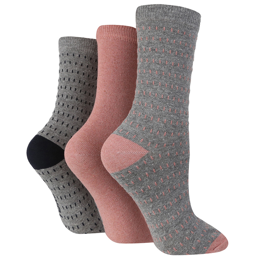 Tore Dash Jacquard Socks - UK4-8 - 3 Pairs